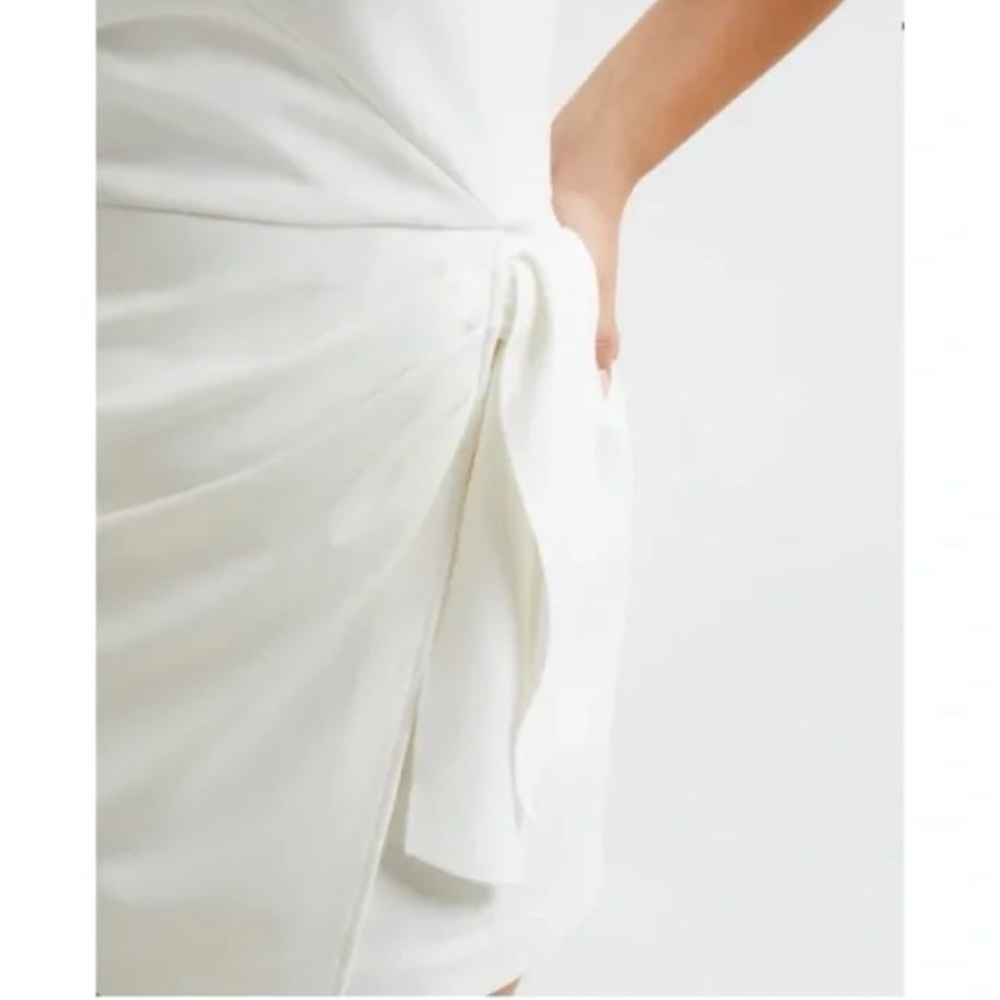 French Connection Whisper Bow Envelope Mini Dress Size 10 - Picture 7 of 8